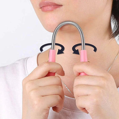 Facial Hair Remover Spring Women Manual Epilator Tool