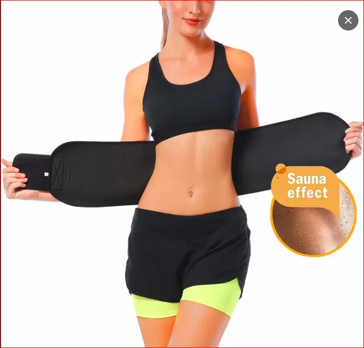 Slimming Taping Hot Shaper Sweat Slim Belt Fat Cutter & Fat Burner Hot Shaper Hot Belt Free Size for Men & Women