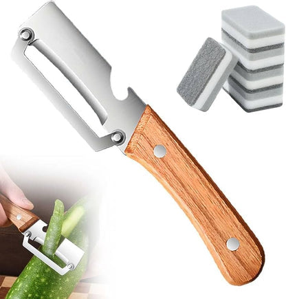 3-in-1 Stainless Steel Vegetable Peeler | Slicer & Bottle Opener