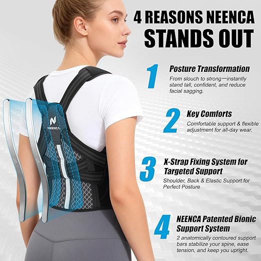 Adjustable Back Posture Corrector Belt For Men And Women