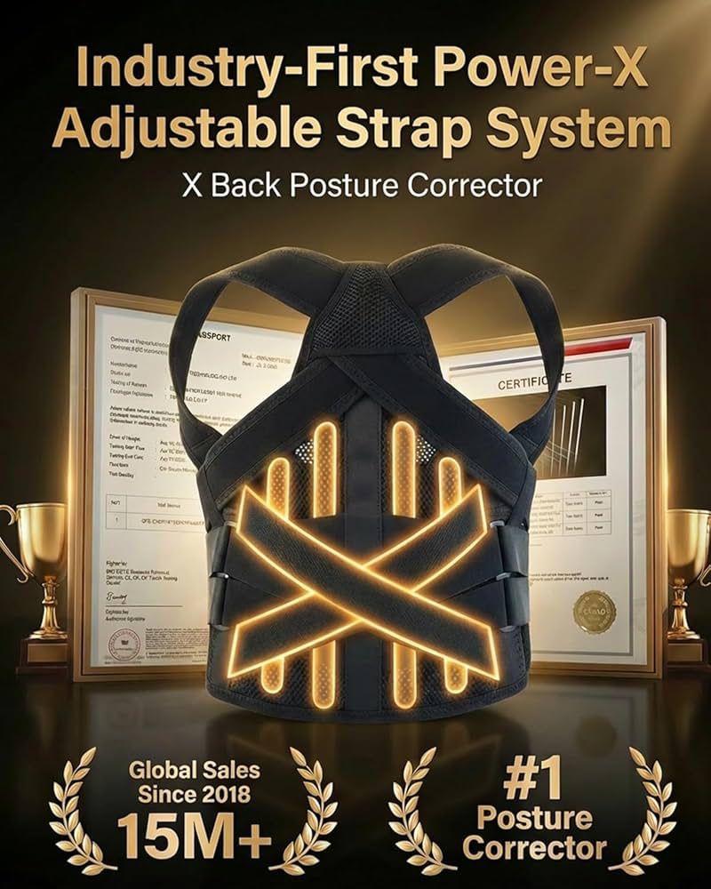 Adjustable Back Posture Corrector Belt For Men And Women